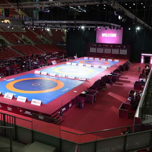 Foeldeak Ringermatten bei den U15 Weltmeisterschaften im Ringen in Sofia 2021